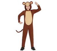 FIESTAS GUIRCA Disfraz de Mono Infantil - Mono Animal Pijama - Disfraz Infantil Niño y Niña 3-4 Años