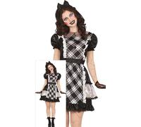 FIESTAS GUIRCA Disfraz de Muñeca de Porcelana Mujer - Disfraz de Criada de Película de Terror - Disfraces de Halloween para Mujer Talla L