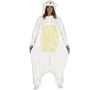 Fiestas Guirca Disfraz de Oso Polar Adulto Unisex Talla L (42-44)