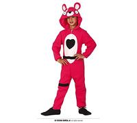 Fiestas Guirca Disfraz de Oso Rosa Infantil Niña Talla 7-9 Años