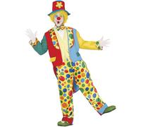 Fiestas Guirca Disfraz Payaso 84368 – Chaleco, Chaqueta, Pantalón, Pajarita y Sombrero – 52-54/L