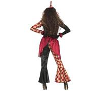 FIESTAS GUIRCA Disfraz de Payaso De Terror - Atuendo Arlequín Camisa con Pantalones Acampanados para Mujer Adulta Talla M 38-40
