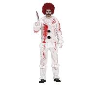 FIESTAS GUIRCA Disfraz de Payaso Sangriento para Hombre Adulto Talla S 46-48