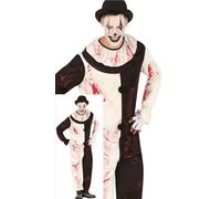 FIESTAS GUIRCA Disfraz de Payaso Terrorífico para Hombre - Disfraz de Payaso de Película de Terror - Disfraces de Halloween para Hombre Talla L para Adulto
