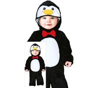 FIESTAS GUIRCA Disfraz de Pequeño Pingüino Adorable para Bebé - Mono de Pingüino Bebé - Disfraz para Niños Pequeños - Bebés de 12 a 18 Meses