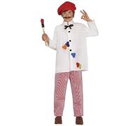 FIESTAS GUIRCA Disfraz de Pintor Genio para Niño o Niña - Disfraz Artista Infantil 5-6 años