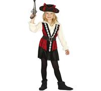 FIESTAS GUIRCA Disfraz de Pirata para niña de 3 a 4 años