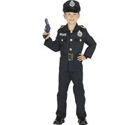 Fiestas Guirca Disfraz de Policía infantil unisex Talla 5-6 años