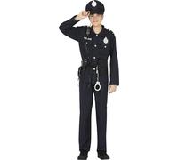 Fiestas Guirca – Disfraz Policía Infantil Unisex Talla 14-16 años