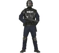 FIESTAS GUIRCA Disfraz de Policía SWAT Hombre Adulto