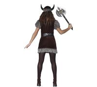 FIESTAS GUIRCA Disfraz de Princesa Guerrera Vikinga Mujer - Reina Bárbara Disfraz de Mujer Talla S 36-38