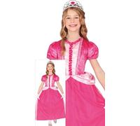 FIESTAS GUIRCA Disfraz de Princesa Rosa para Niña - Vestido de Princesa Rosa - Reina de Cuento de Hadas Disfraces para Niñas - Niñas de 3 a 4 años