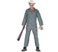 FIESTAS GUIRCA Disfraz de Psycho Killer para Hombre - Disfraz de Asesino con Mono de mecánico - Disfraces de Halloween para HombreTalla M 48-50