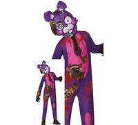 FIESTAS GUIRCA Disfraz de Robot Asesino Espeluznante para niños - Disfraz de Marioneta Asesina - Disfraces de Halloween para niños de 7 a 9 años