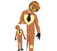 FIESTAS GUIRCA Disfraz de Peluche Robot Asesino para niños - Disfraz de Marioneta Asesino - Disfraces de Halloween para niños de 5 a 6 años