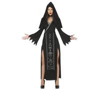 FIESTAS GUIRCA Disfraz de Sacerdotisa Satánica para Mujer Adulta Talla M 38-40