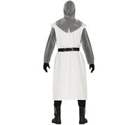 FIESTAS GUIRCA | Disfraz de Templario Medieval Adulto (52-54/L) - Capucha, Casaca, Cinturón y Pantalón - Disfraces de Caballero para Halloween, Carnaval y Fiestas de Época - Ideal para Adultos