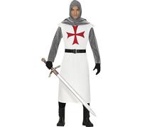 Fiestas Guirca Disfraz Caballero Templario - Guerrero Medieval Hombre Talla XL (54-56)