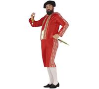 FIESTAS GUIRCA Disfraz Torero Rojo Hombre - Disfraz Torero Español Hombre Talla XL 56-58