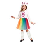 FIESTAS GUIRCA Disfraz de Unicornio Multicolor para niña y niña