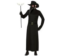 Fiestas Guirca Disfraz Doctor de la Peste Negra para Hombre - Incluye máscara de pájaro - Talla XL