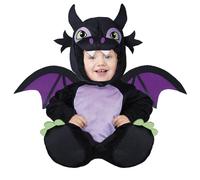 Fiestas Guirca Disfraz Dragón Negro con Alas para bebé niño Halloween 18-24 meses