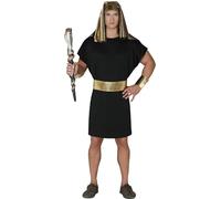 FIESTAS GUIRCA | Disfraz Egipcio Adulto (48-50/M) - Túnica, Tocado, Brazaletes y Cinturón - Disfraces de Faraón y Emperador para Halloween, Carnaval y Fiestas Temáticas - Ideal para Hombre