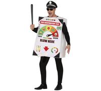 FIESTAS GUIRCA | Disfraz Electric Machine Adulto (52-54/L) - Traje para Despedidas de Soltero, Fiestas de Disfraces y Celebraciones - Ideal para Hombre - Blanco