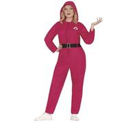 FIESTAS GUIRCA Disfraz Gamer Mono Rojo con Capucha Mujer Adulta Talla XL 44-46
