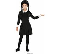 FIESTAS GUIRCA | Disfraz Gothic Girl Infantil (3-4 Años) - Vestido para Chicas - Disfraces de Estudiante y Colegiala para Halloween, Carnaval, Fiestas de Películas y Series - Ideal para Niñas - Negro