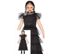 FIESTAS GUIRCA | Disfraz Gothic Girl Night Queen Infantil - Vestido para