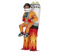 Fiestas Guirca Disfraz hinchable Cohete con astronauta