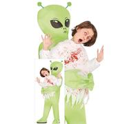 FIESTAS GUIRCA Disfraz Hinchable de Abducido por un Extraterrestre para Niños - Disfraz de Extraterrestre Portador de Niño - Disfraces de Halloween para Niñas y Niños de 7 a 9 Años