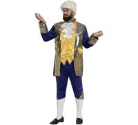 FIESTAS GUIRCA Disfraz Histórico de Duque Azul para Hombre Disfraz - Traje de Noble Marqués - Vestimenta de Marqués Disfraz Hombre Talla XXL