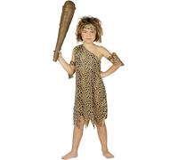 Fiestas Guirca disfraz infantil cavernícola edad de piedra edad 5-6 años