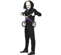 FIESTAS GUIRCA, S.L. Disfraz de Billy Saw con Triciclo para Hombre