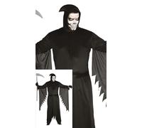 FIESTAS GUIRCA | Disfraz Knife Assassin - Capucha, Cinturón y Túnica - Disfraces de Asesino para Halloween, Carnaval y Fiestas de Disfraces - Ideal para Adultos y Adolescentes - Negro