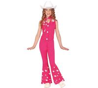 Fiestas Guirca Disfraz niña Vaquera rosa Muñeca Rodeo Campestre 7-9 años