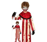 FIESTAS GUIRCA Disfraz Payaso Asesino - Talla 7-9 Años
