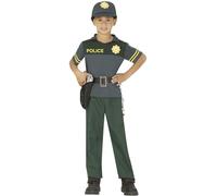 Fiestas GUIRCA Disfraz policia español Guardia Civil Infantil Talla 7-9 años
