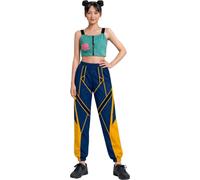 FIESTAS GUIRCA | Disfraz Pop Star Lotus Lite - Camiseta y Pantalón - Inspirado en Estrellas de Cine y Cultura Asiática para Carnaval y Fiestas - Ideal para Mujeres y Adolescentes