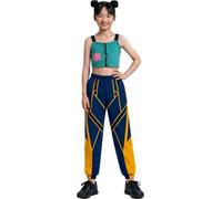FIESTAS GUIRCA | Disfraz Pop Star Lotus Lite Infantil - Camiseta y Pantalón - Estrella de Cine y Cultura Asiática para Carnaval y Fiestas - Niñas
