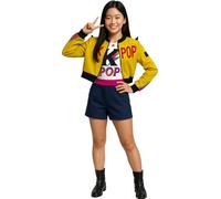 FIESTAS GUIRCA | Disfraz Popstar Nova Teen (14-16 años) - Camiseta, Chaqueta y Falda - Disfraces de Cine y Cultura Asiática para Carnaval y Fiestas de Disfraces - Ideal para Chicas Adolescentes