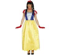 FIESTAS GUIRCA | Disfraz Princesa del Bosque (42-44/L) - Vestido de Cuentos y Hadas para Adultas - Ideal para World Book Day, Halloween, Carnaval y Fiestas de Disfraces - Amarillo y Azul
