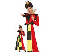FIESTAS GUIRCA Disfraz Reina de Corazones Mujer - Vestido Largo de Reina - Disfraces Reina de Cuento para Mujer Talla L