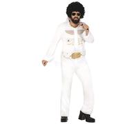 FIESTAS GUIRCA Disfraz Rey del Rock Hombre - Cantante Pop Años 50 Hombre Talla XL 56-58