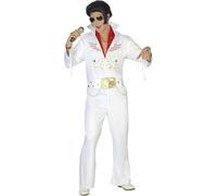 FIESTAS GUIRCA Disfraz Rey del Rock Hombre - Cantante Pop Años 50 Hombre Talla XL 56-58