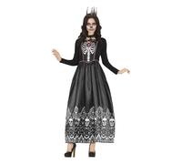 Fiestas Guirca Disfraz Royal Skeleton para Mujer (FG1510)