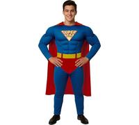 FIESTAS GUIRCA Disfraz de Héroe Hombre Adulto Talla XL 54-56