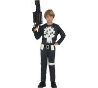 FIESTAS GUIRCA | Disfraz The Revenger Infantil (7-9/Años) - Chaleco, Cinturón y Mono - Disfraces de Superhéroes, Villanos y Militares para Halloween y Fiestas de Disfraces - Ideal para Niños - Azul